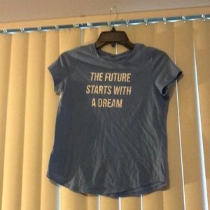 The future starts with a dream shirt